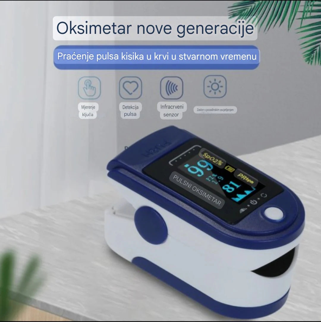 Pulsni Oksimetar – Brza i Precizna Kontrola Kiseonika i Pulsa!
